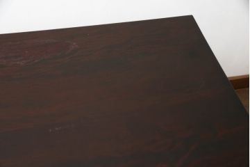 和製ビンテージ　九州民芸家具　絶版品!!　シンプルなデザインがお部屋に取り入れやすい上質なダイニングテーブル(食卓、作業台、机、2人掛け、4人掛け、ヴィンテージ)(R-073171)