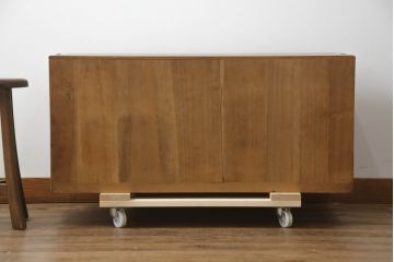 和製ビンテージ　和モダンな空間づくりにおすすめの桐箪笥ローボード(テレビ台、テレビボード、収納棚、戸棚、リビングボード、桐たんす、ヴィンテージ)(R-073172)