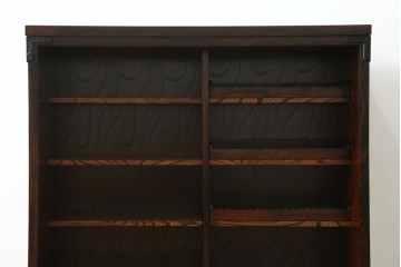 中古　美品　岩谷堂箪笥　内部の作りにも注目!　使い勝手の良いスノコ棚の水屋箪笥サイドボード　(R-073173)