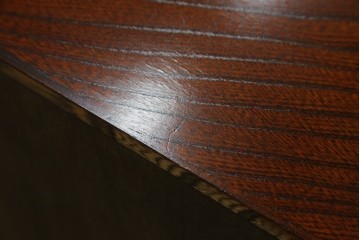 中古　美品　岩谷堂箪笥　内部の作りにも注目!　使い勝手の良いスノコ棚の水屋箪笥サイドボード　(R-073173)