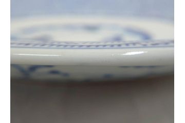 太明成化年製　古伊万里　染付　蛸唐草文　松竹梅図　1尺5寸皿　約46cm　繊細な美しい絵付けに魅了される大皿(一尺五寸、和食器、和皿)(R-073179)