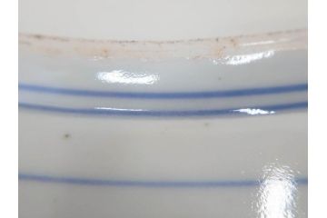 太明成化年製　古伊万里　染付　蛸唐草文　松竹梅図　1尺5寸皿　約46cm　繊細な美しい絵付けに魅了される大皿(一尺五寸、和食器、和皿)(R-073179)