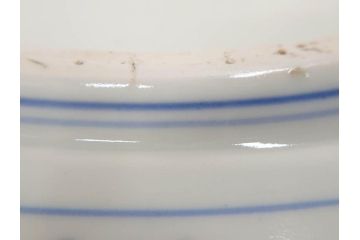 太明成化年製　古伊万里　染付　蛸唐草文　松竹梅図　1尺3寸皿　約41cm　繊細な美しい絵付けに魅了される大皿(一尺三寸、和食器、和皿)(R-073181)