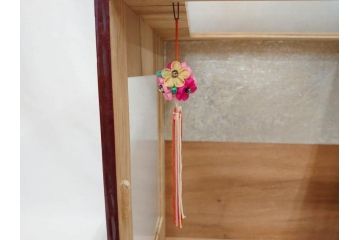 ビンテージ　木目込み人形　十五人揃　細部まで職人のこだわりを感じる可愛らしい五段雛飾り(雛人形、ひな人形、雛壇、段飾、置物、ケース付、ヴィンテージ)(R-073182)
