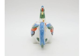 ドイツ　マイセン　Meissen　鳳凰　300周年記念　2010年　世界限定100個　証明書付き　華やかな色彩と優美な姿が目を惹くポット(鳥、鶏、トリ、金彩、Rooster Pot、洋食器)(R-073184)