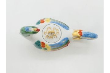 ドイツ　マイセン　Meissen　鳳凰　300周年記念　2010年　世界限定100個　証明書付き　華やかな色彩と優美な姿が目を惹くポット(鳥、鶏、トリ、金彩、Rooster Pot、洋食器)(R-073184)
