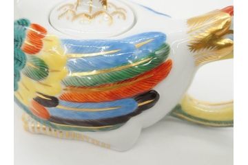 ドイツ　マイセン　Meissen　鳳凰　300周年記念　2010年　世界限定100個　証明書付き　華やかな色彩と優美な姿が目を惹くポット(鳥、鶏、トリ、金彩、Rooster Pot、洋食器)(R-073184)