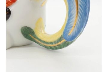 ドイツ　マイセン　Meissen　鳳凰　300周年記念　2010年　世界限定100個　証明書付き　華やかな色彩と優美な姿が目を惹くポット(鳥、鶏、トリ、金彩、Rooster Pot、洋食器)(R-073184)