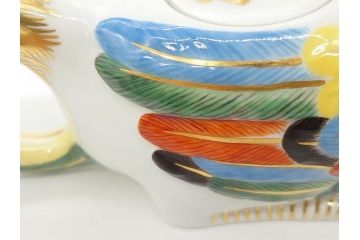 ドイツ　マイセン　Meissen　鳳凰　300周年記念　2010年　世界限定100個　証明書付き　華やかな色彩と優美な姿が目を惹くポット(鳥、鶏、トリ、金彩、Rooster Pot、洋食器)(R-073184)
