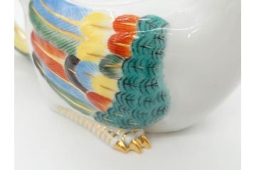 ドイツ　マイセン　Meissen　鳳凰　300周年記念　2010年　世界限定100個　証明書付き　華やかな色彩と優美な姿が目を惹くポット(鳥、鶏、トリ、金彩、Rooster Pot、洋食器)(R-073184)