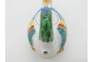 ドイツ　マイセン　Meissen　鳳凰　300周年記念　2010年　世界限定100個　証明書付き　華やかな色彩と優美な姿が目を惹くポット(鳥、鶏、トリ、金彩、Rooster Pot、洋食器)(R-073184)