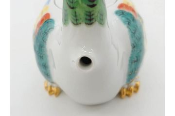 ドイツ　マイセン　Meissen　鳳凰　300周年記念　2010年　世界限定100個　証明書付き　華やかな色彩と優美な姿が目を惹くポット(鳥、鶏、トリ、金彩、Rooster Pot、洋食器)(R-073184)