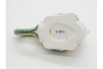 ドイツ　マイセン　Meissen　鳳凰　300周年記念　2010年　世界限定100個　証明書付き　華やかな色彩と優美な姿が目を惹くポット(鳥、鶏、トリ、金彩、Rooster Pot、洋食器)(R-073184)