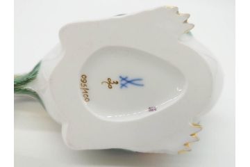 ドイツ　マイセン　Meissen　鳳凰　300周年記念　2010年　世界限定100個　証明書付き　華やかな色彩と優美な姿が目を惹くポット(鳥、鶏、トリ、金彩、Rooster Pot、洋食器)(R-073184)