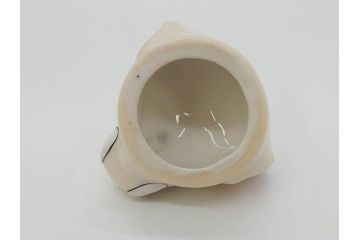 稀少　オールドノリタケ　NORITAKE　ヤジロベー印　ゾウ　丸いフォルムが可愛らしいインクポット(意匠登録出願中、日本陶器、インク壺、インクウェル、象、ぞう、動物、小物入れ、置物、瓶)(R-073185)