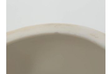 稀少　オールドノリタケ　NORITAKE　ヤジロベー印　ゾウ　丸いフォルムが可愛らしいインクポット(意匠登録出願中、日本陶器、インク壺、インクウェル、象、ぞう、動物、小物入れ、置物、瓶)(R-073185)