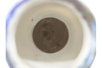 中国　青花　人物図　繊細な意匠にこだわりを感じる執壺(茶壺、しょうゆ差し、醤油瓶、水差し、注子、水注、茶道具)(R-073187)