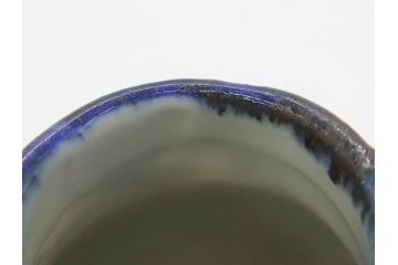 中国　青花　人物図　繊細な意匠にこだわりを感じる執壺(茶壺、しょうゆ差し、醤油瓶、水差し、注子、水注、茶道具)(R-073187)