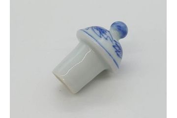 中国　青花　人物図　繊細な意匠にこだわりを感じる執壺(茶壺、しょうゆ差し、醤油瓶、水差し、注子、水注、茶道具)(R-073187)
