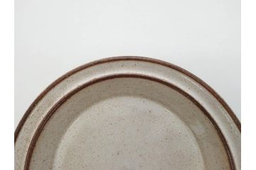 デンマーク　STOGO　素朴な風合いが温かい雰囲気を演出するスープ皿3枚セット(プレート、北欧食器)(R-073188)
