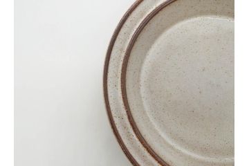 デンマーク　STOGO　素朴な風合いが温かい雰囲気を演出するスープ皿3枚セット(プレート、北欧食器)(R-073188)