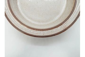 デンマーク　STOGO　素朴な風合いが温かい雰囲気を演出するスープ皿3枚セット(プレート、北欧食器)(R-073188)