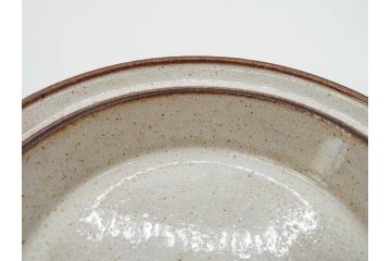 デンマーク　STOGO　素朴な風合いが温かい雰囲気を演出するスープ皿3枚セット(プレート、北欧食器)(R-073188)