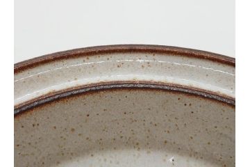 デンマーク　STOGO　素朴な風合いが温かい雰囲気を演出するスープ皿3枚セット(プレート、北欧食器)(R-073188)
