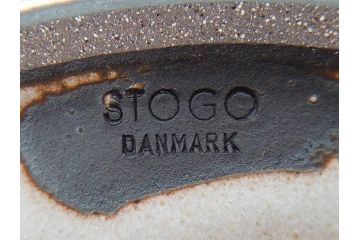 デンマーク　STOGO　素朴な風合いが温かい雰囲気を演出するスープ皿3枚セット(プレート、北欧食器)(R-073188)