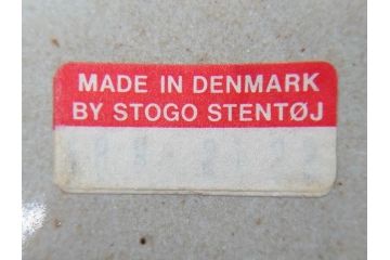 デンマーク　STOGO　素朴な風合いが温かい雰囲気を演出するスープ皿3枚セット(プレート、北欧食器)(R-073188)