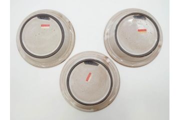 デンマーク　STOGO　素朴な風合いが温かい雰囲気を演出するスープ皿3枚セット(プレート、北欧食器)(R-073189)