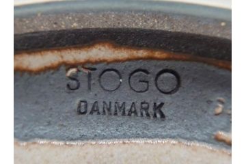 デンマーク　STOGO　素朴な風合いが温かい雰囲気を演出するスープ皿3枚セット(プレート、北欧食器)(R-073189)