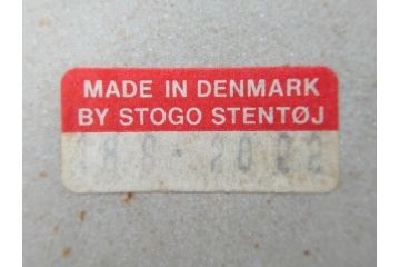 デンマーク　STOGO　素朴な風合いが温かい雰囲気を演出するスープ皿3枚セット(プレート、北欧食器)(R-073189)