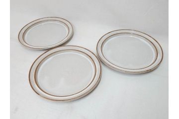 デンマーク　STOGO　優しい色合いが落ち着いた雰囲気を醸し出すプレート3枚セット(皿、北欧食器)(R-073191)