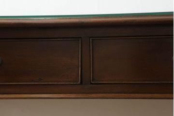 イギリスアンティーク　Lloyd's Antiques(ロイズ・アンティークス)取り扱い　ウォールナット材　クラシカルな雰囲気溢れるコンソールテーブル(デスク、ワークデスク、在宅用、在宅ワーク用、平机、英国)(R-073219)