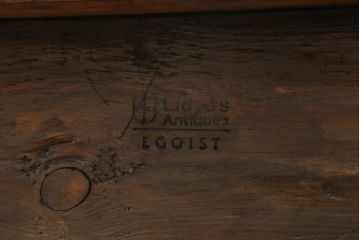 イギリスアンティーク　Lloyd's Antiques(ロイズ・アンティークス)取り扱い　ウォールナット材　クラシカルな雰囲気溢れるコンソールテーブル(デスク、ワークデスク、在宅用、在宅ワーク用、平机、英国)(R-073219)
