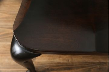 中古　希少!!　松本民芸家具　中古ではなかなかお目にかかれない猫脚ウィンザーチェア(ウインザーチェア、アームチェア、板座チェア、ダイニングチェア、椅子、イス)(定価約34万円)(R-073227)