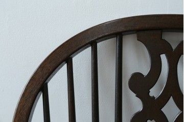 中古　希少!!　松本民芸家具　中古ではなかなかお目にかかれない猫脚ウィンザーチェア　定価約34万円　(R-073228)