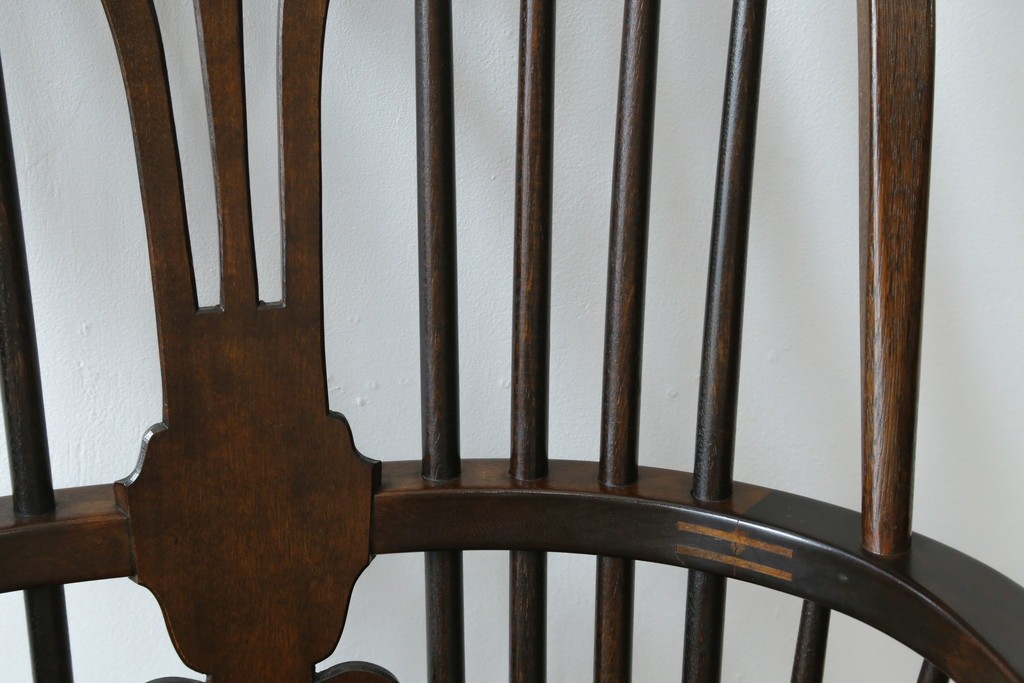 中古　希少!!　松本民芸家具　中古ではなかなかお目にかかれない猫脚ウィンザーチェア　定価約34万円　(R-073228)