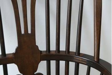 中古　希少!!　松本民芸家具　中古ではなかなかお目にかかれない猫脚ウィンザーチェア　定価約34万円　(R-073228)