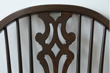 中古　希少!!　松本民芸家具　中古ではなかなかお目にかかれない猫脚ウィンザーチェア　定価約34万円　(R-073228)