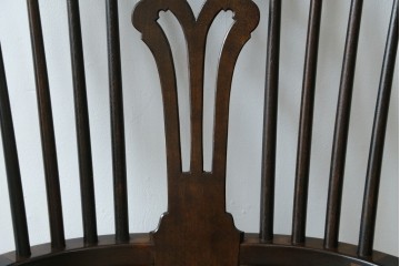 中古　希少!!　松本民芸家具　中古ではなかなかお目にかかれない猫脚ウィンザーチェア　定価約34万円　(R-073228)