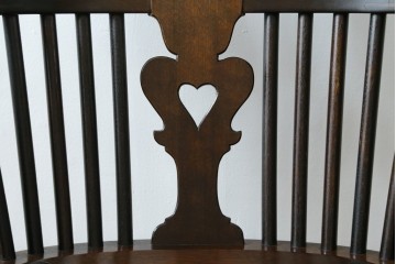 中古　希少!!　松本民芸家具　中古ではなかなかお目にかかれない猫脚ウィンザーチェア　定価約34万円　(R-073228)