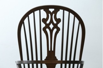 中古　希少!!　松本民芸家具　中古ではなかなかお目にかかれない猫脚ウィンザーチェア　定価約34万円　(R-073228)