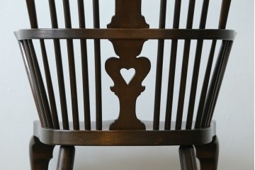 中古　希少!!　松本民芸家具　中古ではなかなかお目にかかれない猫脚ウィンザーチェア　定価約34万円　(R-073228)