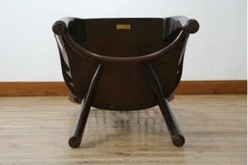 中古　希少!!　松本民芸家具　中古ではなかなかお目にかかれない猫脚ウィンザーチェア　定価約34万円　(R-073228)