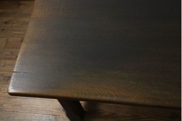 中古　美品　飛騨産業　PROVINCIAL(プロヴィンシャル・プロビンシャル))　どっしりとした佇まいが存在感を放つタバーンテーブル(ダイニングテーブル、4人掛け、6人掛け、作業台)(定価約56万円)(R-073272)