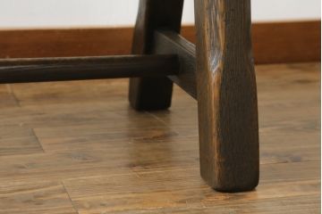 中古　美品　飛騨産業　PROVINCIAL(プロヴィンシャル・プロビンシャル)　素朴な風合いが温かみのあるトリッスルベンチ(長椅子、板座チェア、ダイニングベンチ、飾り台)(定価約24万円)(R-073274)
