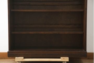 中古　美品　星野民藝(星野民芸)　シックで落ち着いた佇まいが魅力的な下駄箱(サイドキャビネット、サイドボード、靴箱、玄関収納、収納棚、戸棚)(R-073293)