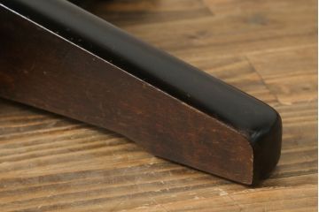 和製ビンテージ　北海道民芸家具　樺(カバ)材　HM472シリーズ　上品な優しい雰囲気を醸し出す円形テーブル(ラウンドテーブル、ダイニングテーブル、コーヒーテーブル、ヴィンテージ)(R-073304)